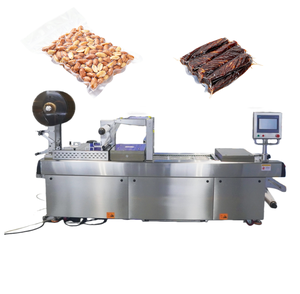 Machine d'emballage sous vide thermoformage de petite taille pour l'industrie des snacks, emballage de viande séchée, d'arachides - Product Image 1