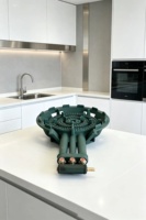 Cuisinière à gaz portable C40 à brûleur unique, flamme puissante, support stable, cuisson rapide, économe en énergie, puissance de flamme réglable