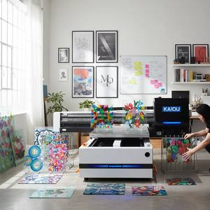 <span class=keywords><strong>Imprimante</strong></span> à plat UV Epson I1600-U1 6090, vitesse industrielle avec plateforme stable de 10 cm d'épaisseur - Product Image 1