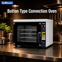 Horno de Circulación de Aire Caliente Comercial de 60L, Acero Inoxidable 304, 4 Niveles, Pantalla LCD, Humidificación por Pulverización, Equipo de Panadería