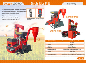 Mesin Penggiling Padi Otomatis DAWN AGRO Dilengkapi Destoner, Saringan Getar, <span class=keywords><strong>Elevator</strong></span> Pembersih, Kapasitas Tinggi, Komersial - Product Image 2