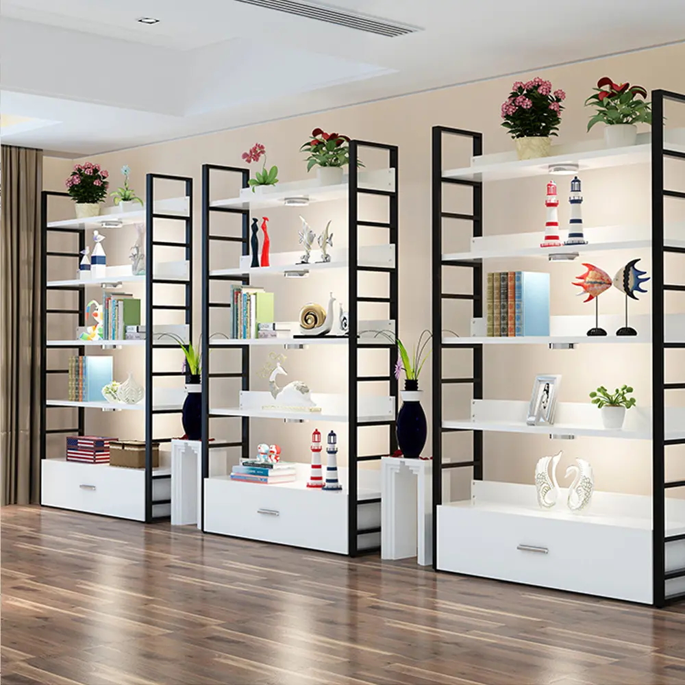 Wholesale Retail Footwear Display Racks Grocery Store Fixtures Stacking Full Assemble Shelf For Home Furniture Storage