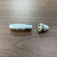 Connecteur circulaire 1S Series 2 broches à connexion rapide, boîtier en laiton IP50, pour câble électronique
