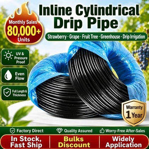 <span class=keywords><strong>Tuyau</strong></span>/Bande d'irrigation <span class=keywords><strong>goutte</strong></span>-<span class=keywords><strong>à</strong></span>-<span class=keywords><strong>goutte</strong></span> cylindrique en PE haute pression, écologique, anti-UV, 16 mm, pour aménagement paysager et pelouse - Product Image 3