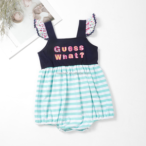Ropa de alta calidad para niños <span class=keywords><strong>Guess</strong></span> What Applique Summer Conjuntos de dos piezas Camisetas Pantalones cortos Conjuntos de ropa para niños - Product Image 5