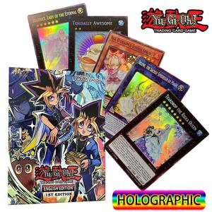 Jeu de société personnalisé en promotion, <span class=keywords><strong>produit</strong></span> anime, 72 cartes/boîte, jeux de cartes à collectionner <span class=keywords><strong>Yu</strong></span>-<span class=keywords><strong>Gi</strong></span>-<span class=keywords><strong>Oh</strong></span>!, collection de cartes à estamper au laser en anglais, articles de collection - Product Image 2