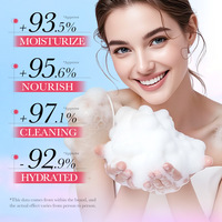 Savon Moussant BIOAQUA Pêche Macaron 100g - pH 6.5 Doux, Nettoyage en Profondeur à 97%, Parfum Sucré 24H, Sans Alcool ni Blanchissant