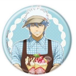 Insigne en métal <span class=keywords><strong>Gintama</strong></span> Anime japonais 6 pièces gravé à la main imprimé offset pour les fans d'animation japonaise - Product Image 5