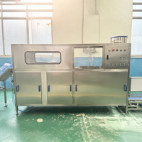 Machine automatique de lavage, remplissage et bouchage de bouteilles d'eau, adaptée aux usines d'eau minérale, d'eau pure et d'eau de source