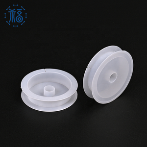 67mm trắng câu cá spool chính xác <span class=keywords><strong>bobbin</strong></span> phẳng cho bện Mono dòng OEM tùy chỉnh đơn đặt hàng trực tiếp nhà sản xuất - Product Image 3