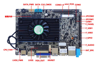 ELSKY-Carte mère M818SL-UA de 3.5 pouces, compatible avec les processeurs Intel Skylake 6th Kaby Lake 7th Core I3 I5 I7 avec 6 broches xCOM