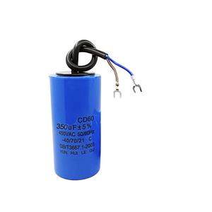 <span class=keywords><strong>Condensateur</strong></span> <span class=keywords><strong>de</strong></span> <span class=keywords><strong>démarrage</strong></span> et <span class=keywords><strong>de</strong></span> fonctionnement LIXINC CD60 350UF <span class=keywords><strong>450V</strong></span> 75UF CBB60 CD60 BM CBB61 pour moteur <span class=keywords><strong>de</strong></span> pompe à eau - Product Image 1
