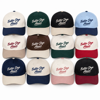 Casquette Snapback 5 Panneaux Personnalisée Broderie 3D Coton Bicolore Structurée Unisexe Vente en Gros Casquettes de Baseball Gorra OEM