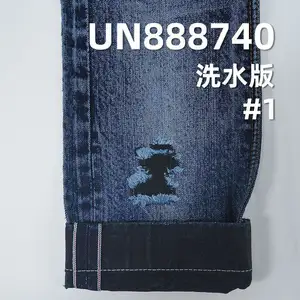 japanese style raw 100% cotton slub 13oz dark blue face warp black bottom weft yarns selvedge denim fabric for men jeans jackets