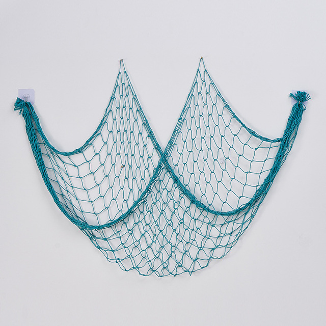 79x39 Inch Fish Net Decorations for Party Fishing Net Decorative Fishnet Under the Sea Pirate Ocean Beach Wall Decor