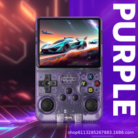 Console de jeu portable R36S 64 Go, 15000 jeux vidéo classiques rétro, écran 3,5 pouces, système Linux EE, console de jeu portable classique en plastique