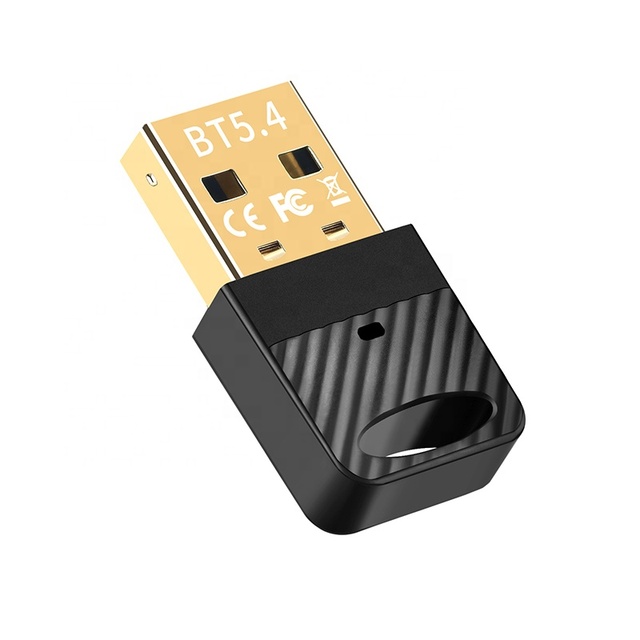 USB Bluetooth 5.4 Dongle Adapter for PC Speaker Wireless Mouse Music Audio Receiver Transmitter