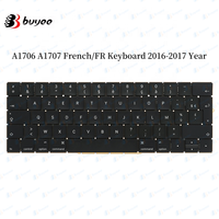 Clavier noir pour ordinateur portable A1706 A1707 UK RU FR SP GR pour Macbook Pro 13 ''A1706 15'' A1707 2016 2017 de remplacement testé