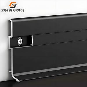 Zócalo de aluminio LED elegante GS para decoración y renovación modernas del hogar - Product Image 4