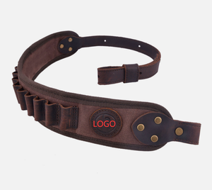 สายสะพายปืน HiBO OEM ผ้าแคนวาสและหนัง พร้อมที่ใส่กระสุน - Product Image 1