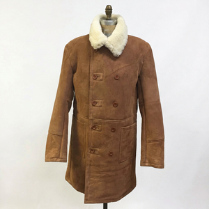 Luxury Genuine Leather <b>Shearling</b> <b>Jacket</b> <b>Men</b> Premium Sheepskin Fur Winter Biker Aviator Coat Warm Durable Stylish Outerwear - Product Image 1