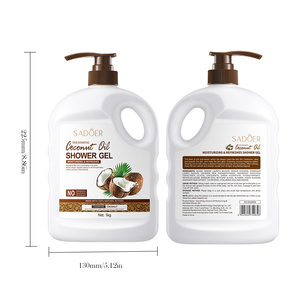Le <span class=keywords><strong>gel</strong></span> <span class=keywords><strong>douche</strong></span> le plus populaire à l'huile de coco pour nettoyer, hydrater et stériliser la peau - Product Image 5