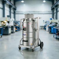 Aspirateur pneumatique antistatique haute puissance à double bac avec fonctionnement continu toute la journée