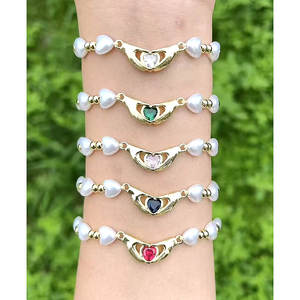 FM-LHB1170 Hermosa <span class=keywords><strong>Pulsera</strong></span> de Cuerda con Dije de <span class=keywords><strong>San</strong></span> <span class=keywords><strong>Benito</strong></span> Chapada en Oro, <span class=keywords><strong>Pulsera</strong></span> de Cuerda con Dije Religioso Chapado al por Mayor, <span class=keywords><strong>Pulsera</strong></span> para Mujer - Product Image 6