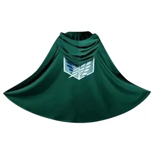 Diskon Besar Cosplay Jubah Anime Jubah Titan Jubah Bertudung Serangan Pada Jubah Titan untuk Pesta Halloween Kostum Lucu Persediaan Ecoparty