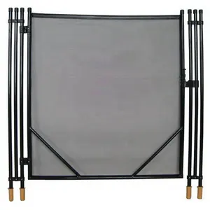 Pool Fence 4x12 ft ,Outdoor in-Ground Pool Fence, Removable DIY Pool Fencing Glass for swimming pool fence