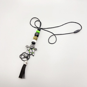 Llavero Digital con Foto <span class=keywords><strong>de</strong></span> Halloween 2025, Superventas, con Cordón Fácil <span class=keywords><strong>de</strong></span> Desmontar, Cuentas <span class=keywords><strong>de</strong></span> Silicona No Desmontables, Estilo Metálico para el Trabajo - Product Image 6