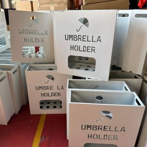 <span class=keywords><strong>Portaombrelli</strong></span> <span class=keywords><strong>bianco</strong></span> su misura 41x12x35cm per ingresso in metallo <span class=keywords><strong>portaombrelli</strong></span> per bastone da passeggio bastoncino da sci - Product Image 6