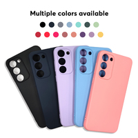 Coque en silicone prix usine pour Samsung S23 S23 + étui en silicone avec protection caméra