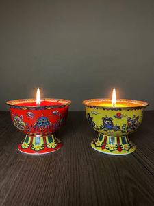 Lampe au beurre Led en forme de bougie, décoration, activités religieuses, bouddhisme, doré, inde, <span class=keywords><strong>Tibet</strong></span>, asie <span class=keywords><strong>du</strong></span> sud-est - Product Image 6