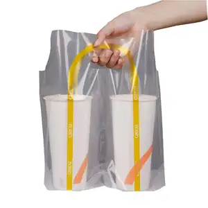 China Supplier Customized Factory Custom Recycled Plastic Packaging Bags With Logo To Go Plastic Bags