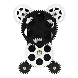 Steampunk Design ingranaggio di plastica movimento <span class=keywords><strong>orologio</strong></span> industriale da <span class=keywords><strong>parete</strong></span> ingranaggio con decorazione <span class=keywords><strong>ingranaggi</strong></span> in movimento - Product Image 3