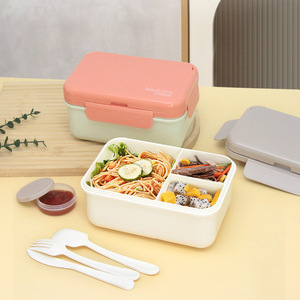 Loncheras <span class=keywords><strong>de</strong></span> Plástico PP <span class=keywords><strong>de</strong></span> Diseño Simple, Personalizables al por Mayor, Aptas para Microondas, Certificadas por FCM, con Tres Compartimentos - Product Image 5