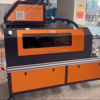 Machine de collage à chaud à grande vitesse à réglage automatique contrôlée par PLC pour boîtes de cosmétiques, chocolats, biscuits, aliments et jouets