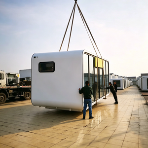 Maisonnette préfabriquée personnalisée Apple Cabin avec aménagement de chambre, salle de bain privée et intérieur complet pour <span class=keywords><strong>les</strong></span> lodges en pleine nature - Product Image 3