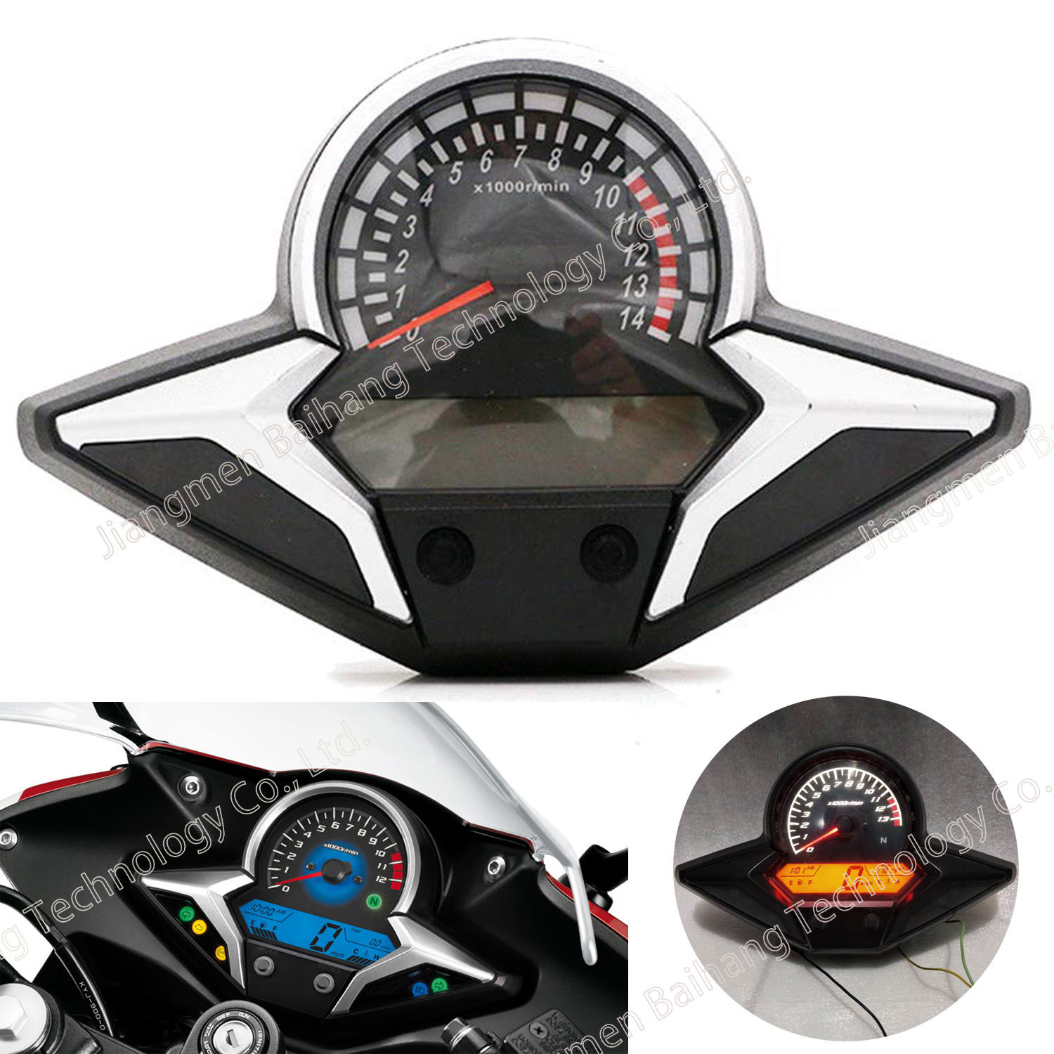Multi-functional Motorbike Digital Speedometer Motorcycle Display Screen  Panel for Honda Cbr 150 250 R Fi