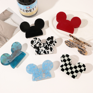 Venta caliente <span class=keywords><strong>Mickey</strong></span> <span class=keywords><strong>Mouse</strong></span> pelo garra clips acetato dibujos animados personalizado <span class=keywords><strong>Mickey</strong></span> garra clip para mujeres - Product Image 3
