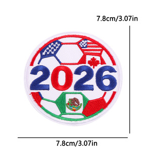 Parches Bordados Termoadhesivos <span class=keywords><strong>de</strong></span> la Copa <span class=keywords><strong>Mundial</strong></span> <span class=keywords><strong>de</strong></span> Fútbol 2026, Campeón <span class=keywords><strong>de</strong></span> la Copa <span class=keywords><strong>Mundial</strong></span> <span class=keywords><strong>de</strong></span> Fútbol - Product Image 6
