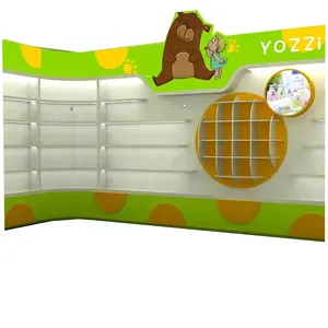 High Quality Kids Clothing Display Shelf Children Clothes Display Racks Show Caes