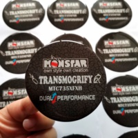Feuille d'autocollant époxy en résine ronde imperméable à l'eau avec adhésif fort personnalisé pour impression de logo d'entreprise Dôme en cristal Autocollants époxy en relief 3D