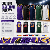 Uniformes de Baloncesto Personalizados para Equipos |   Nombre y Número Personalizados |   Uniformes Transpirables de Secado Rápido |   Proveedor OEM