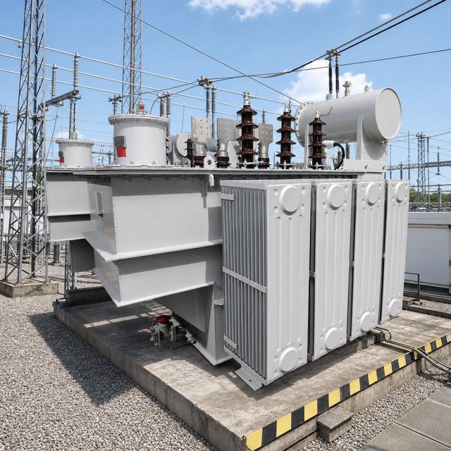 Medium Voltage Oil Immersed Transformer 6.3kV 10kV Three Phase 50Hz 400V Output Distribution Transformer for Utility