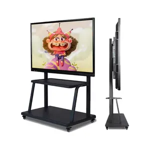 Trung Quốc 4K 55 inch bảng tương tác với máy chiếu LCD đa-cảm ứng thông minh điện tử giảng dạy bảng trắng