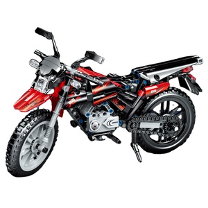 Wholesale Car Series Small Particles Motorcycle Boy Brain Game Toy Gift Building Block Car Model