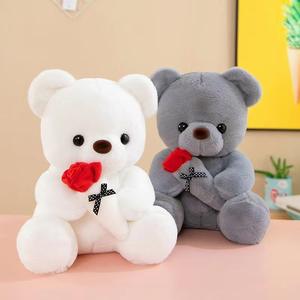 Mainan mewah beruang mawar peluk hadiah Hari Valentine 2026 hadiah pacar boneka beruang Teddy grosir - Product Image 5