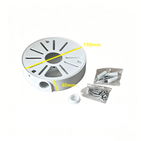 Boîtier de jonction pour caméra CCTV en aluminium, support de montage de caméra extérieur étanche, base de caméra multifonctionnelle